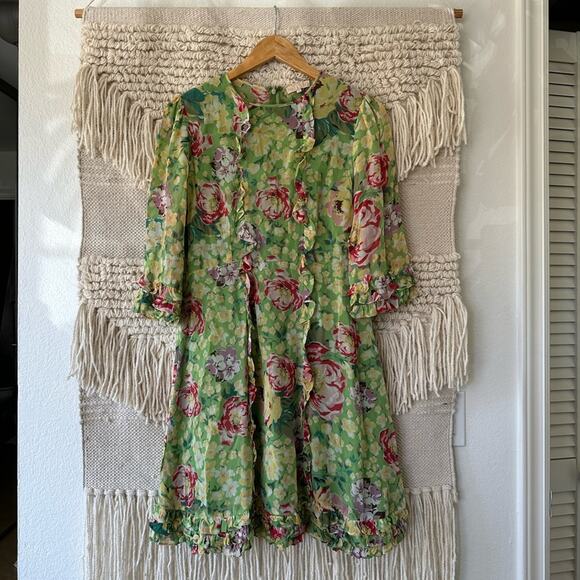 byTIMO Floral Ruffle Dress - Picture 1 of 8
